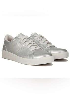 Rykä Viv Classic Metallic Silver Women's Lace-Up Sneakers Size 6.5